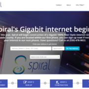 Portal for Internet Registration with Spiral Internet